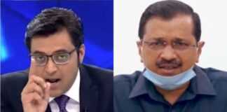 Setback for Arvind Kejriwal as Arnab Goswami raises liquor scam; AAP representative left red-faced as attempt to praise Republic TV founder backfires